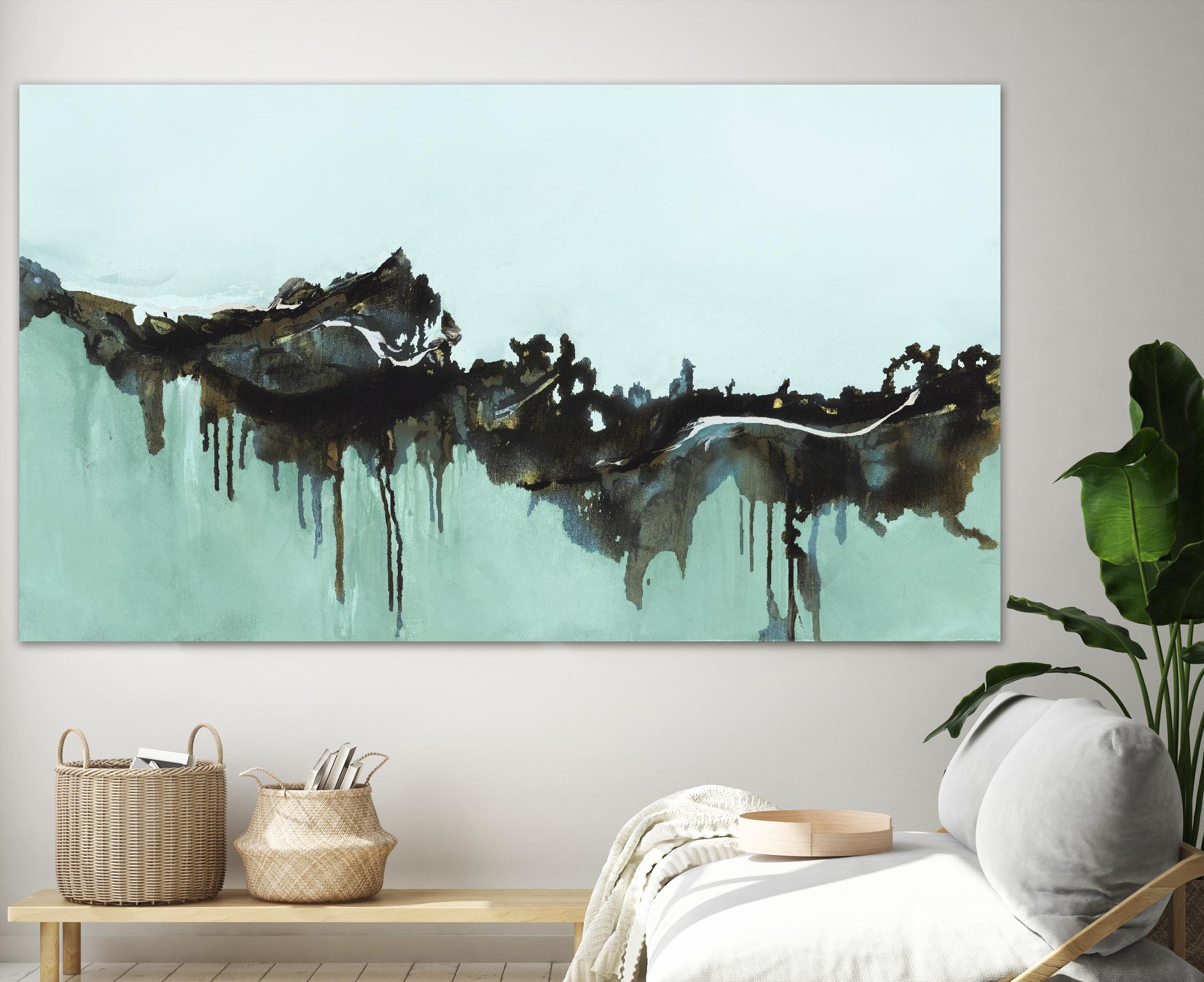 Above and Below I by Marianne Broome on GIANT ART - grey abstract