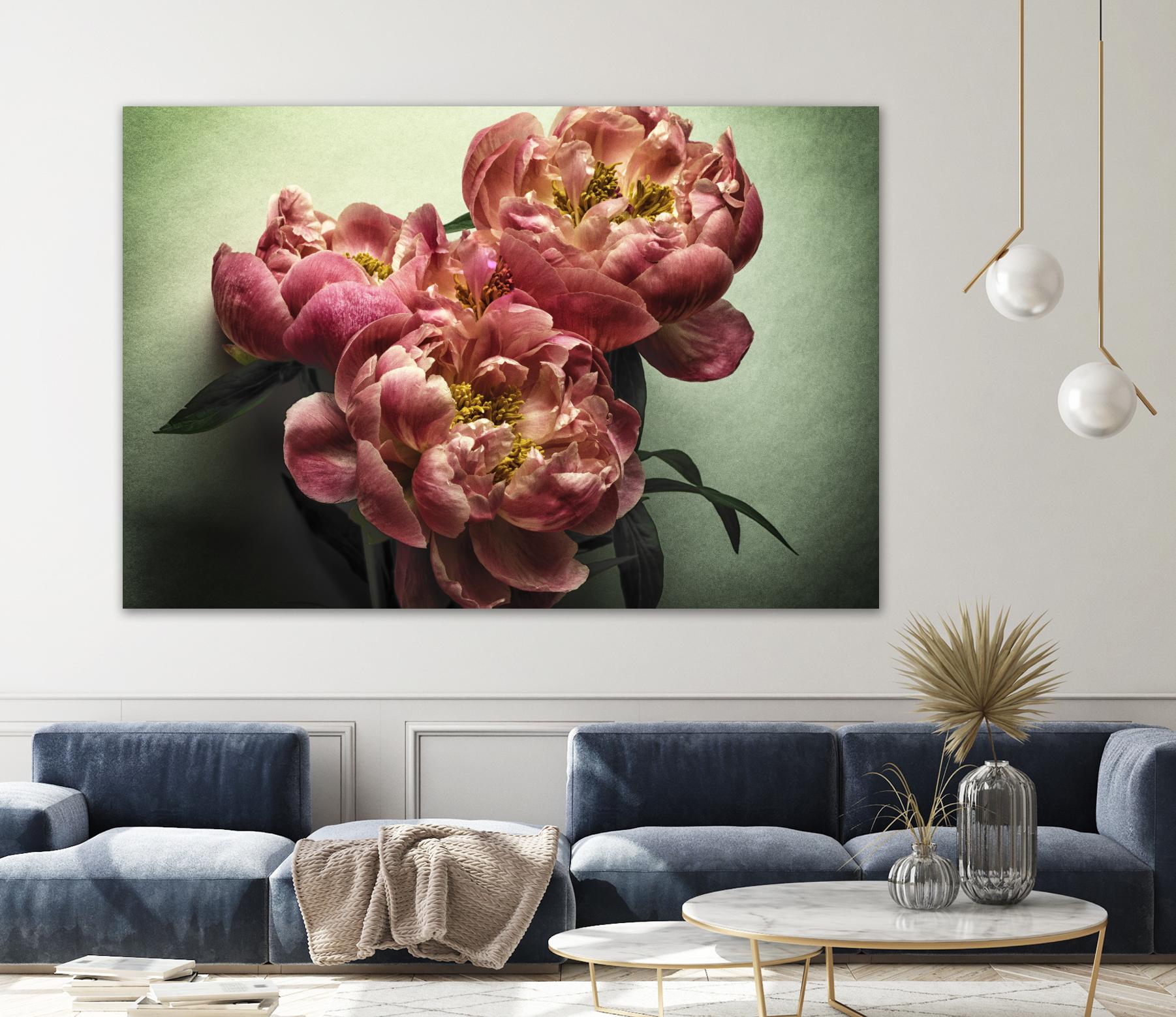 Standing in the Sun II by Jennifer Beavers on GIANT ART - green floral