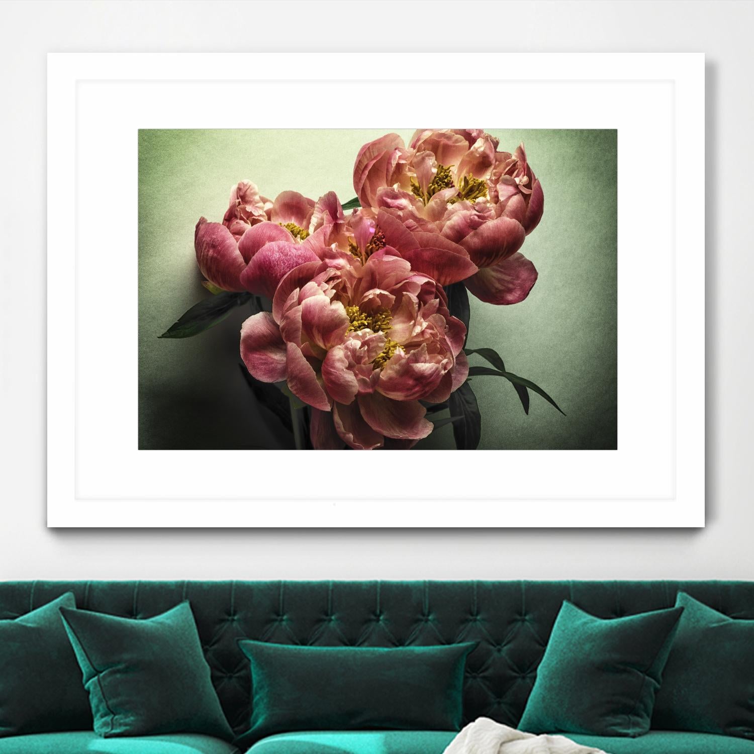 Standing in the Sun II by Jennifer Beavers on GIANT ART - green floral