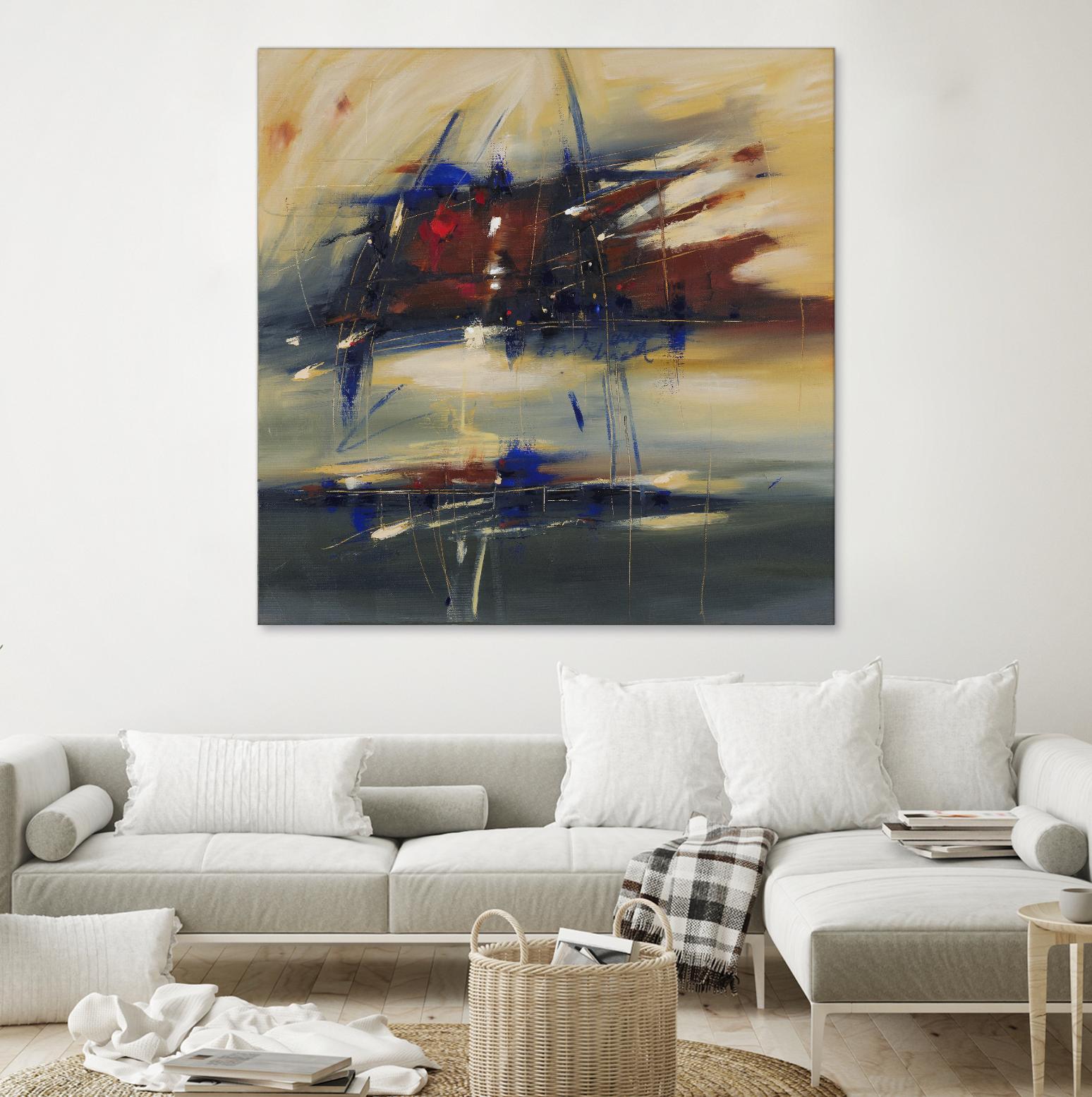 I Carry Your Heart by Cynthia Ligeros on GIANT ART - red abstract