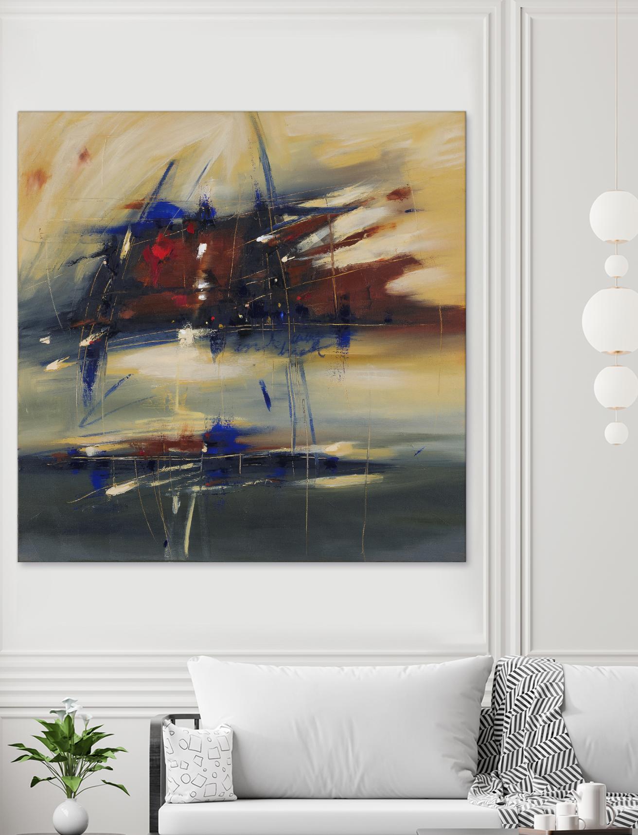 I Carry Your Heart by Cynthia Ligeros on GIANT ART - red abstract