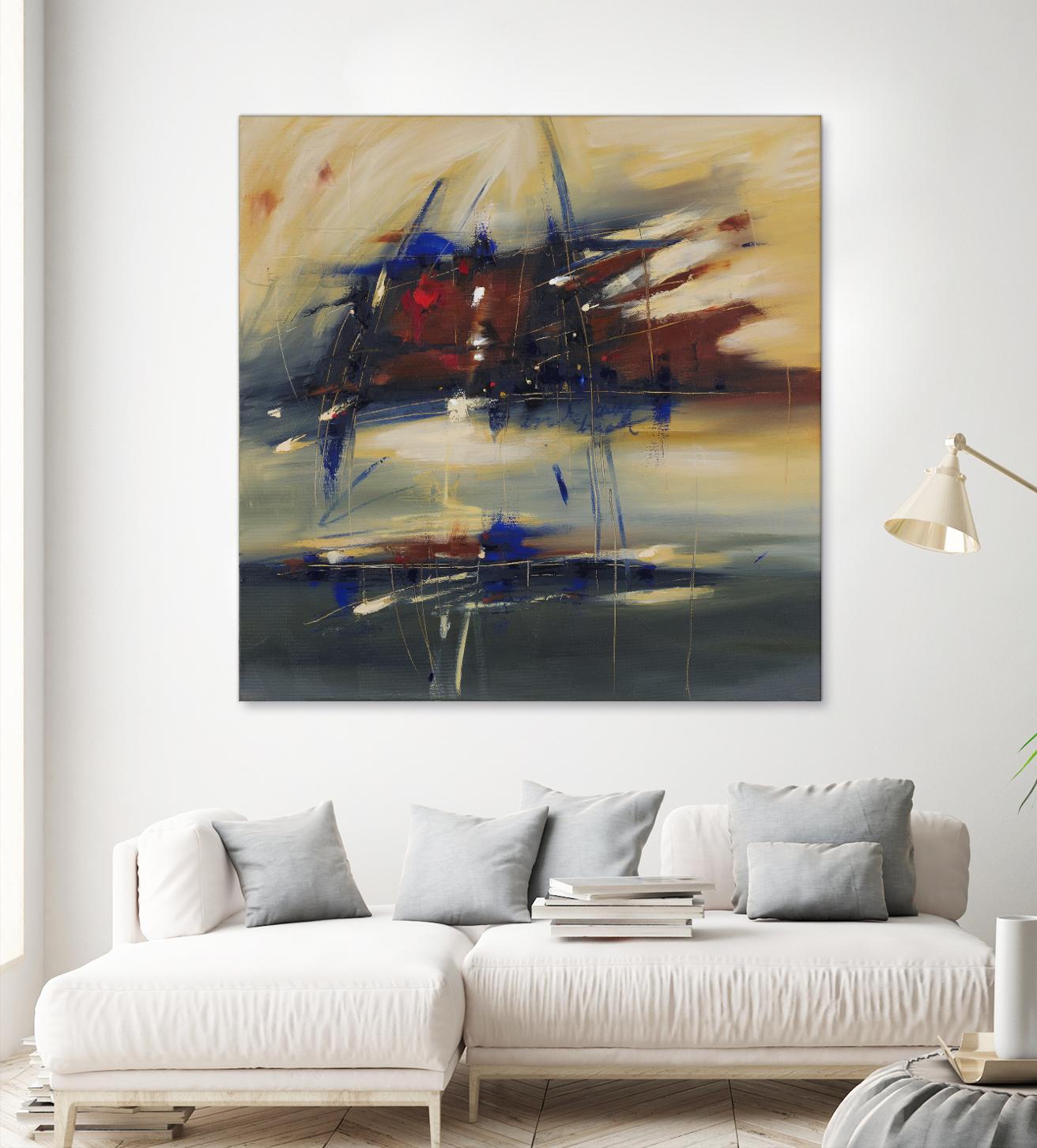 I Carry Your Heart by Cynthia Ligeros on GIANT ART - red abstract