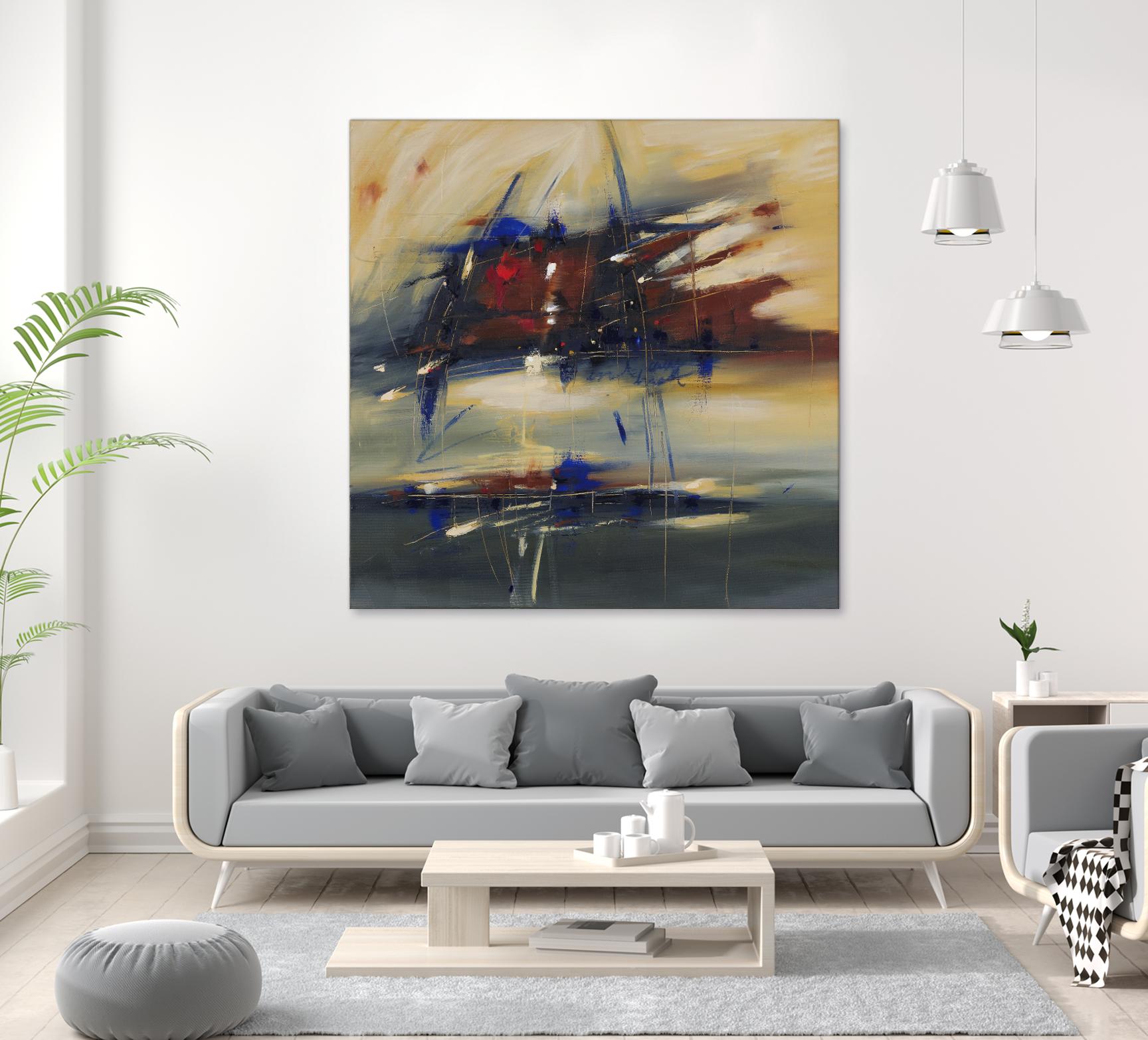 I Carry Your Heart by Cynthia Ligeros on GIANT ART - red abstract