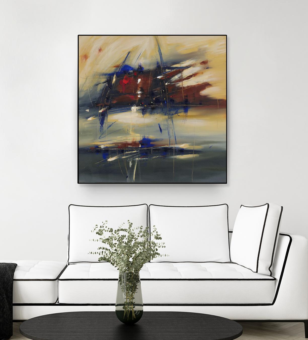 I Carry Your Heart by Cynthia Ligeros on GIANT ART - red abstract