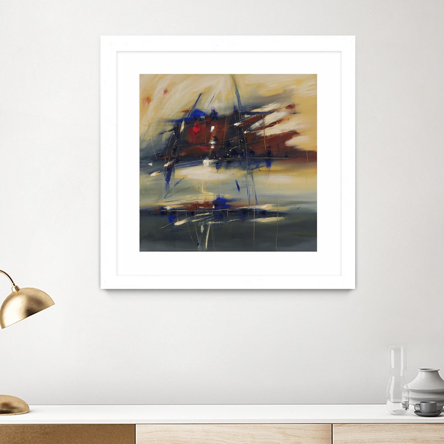 I Carry Your Heart by Cynthia Ligeros on GIANT ART - red abstract