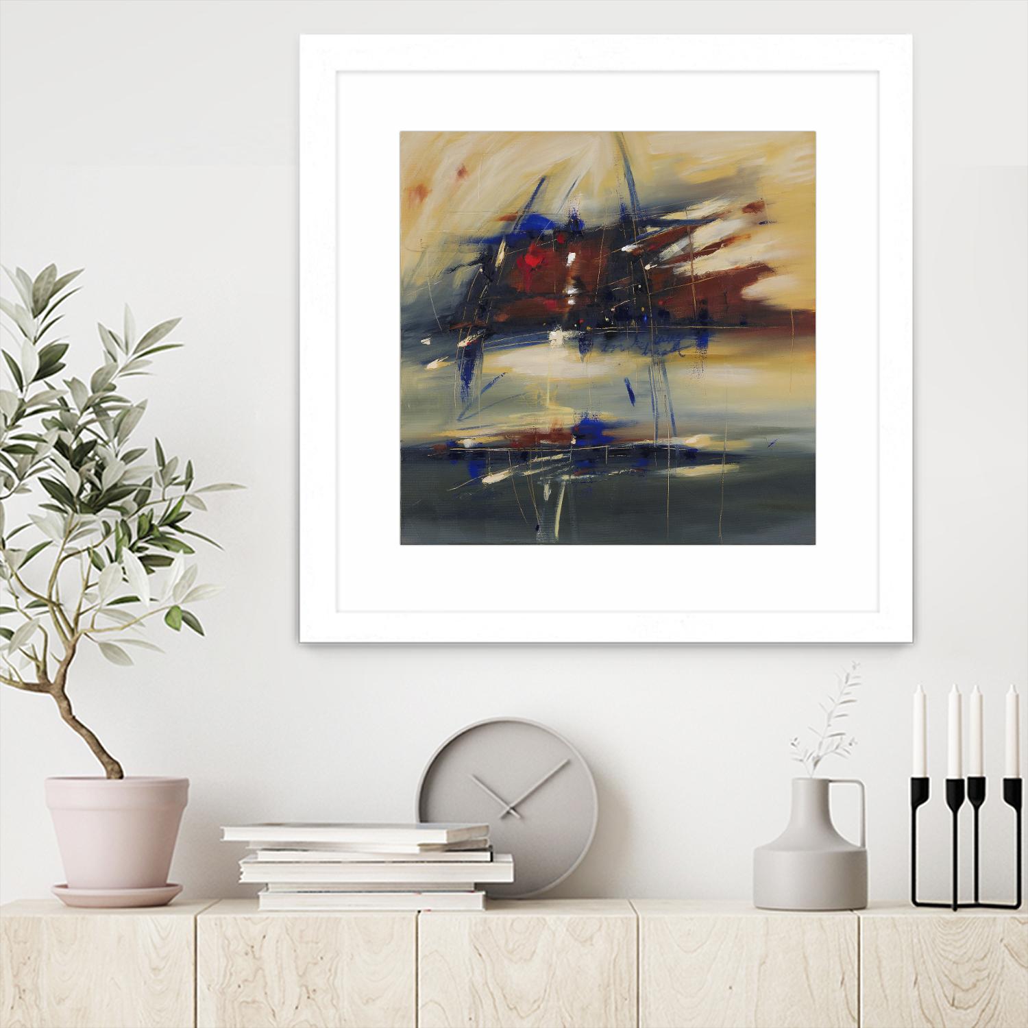 I Carry Your Heart by Cynthia Ligeros on GIANT ART - red abstract