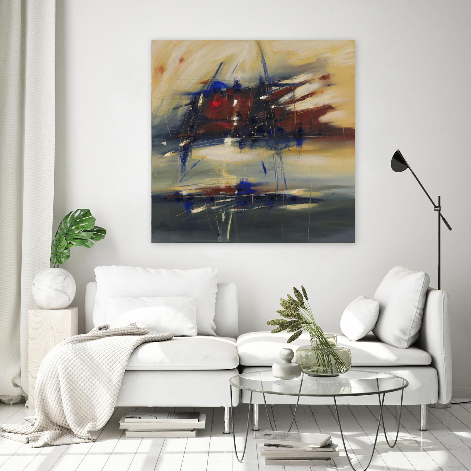 I Carry Your Heart by Cynthia Ligeros on GIANT ART - red abstract