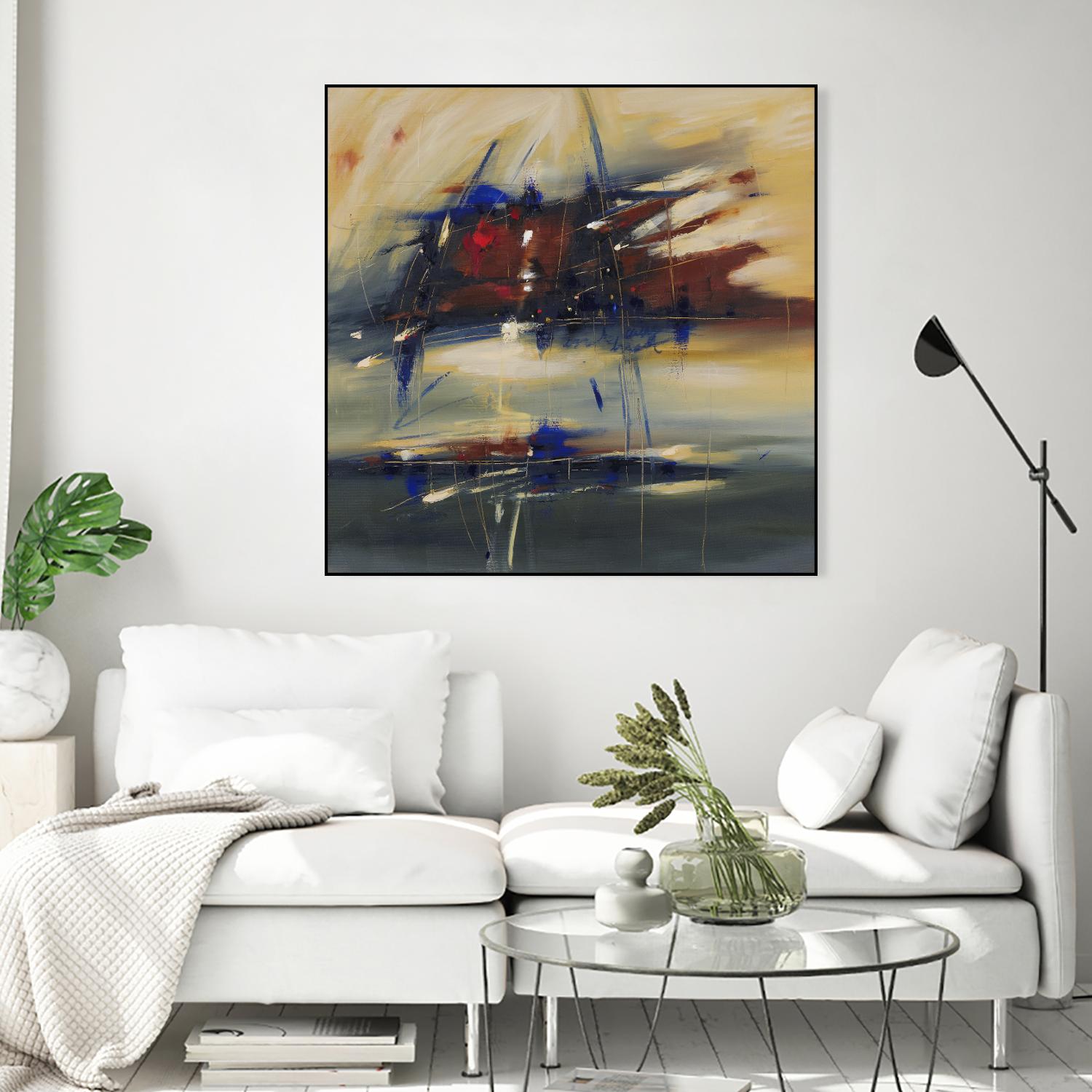 I Carry Your Heart by Cynthia Ligeros on GIANT ART - red abstract