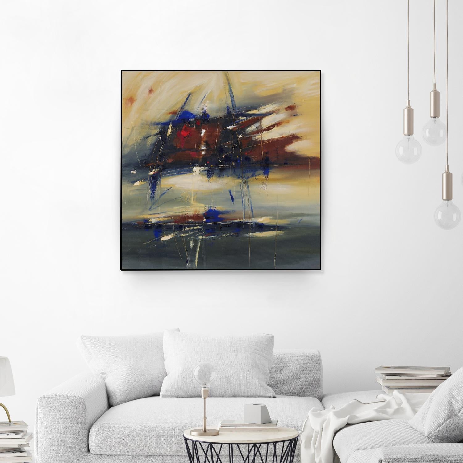 I Carry Your Heart by Cynthia Ligeros on GIANT ART - red abstract