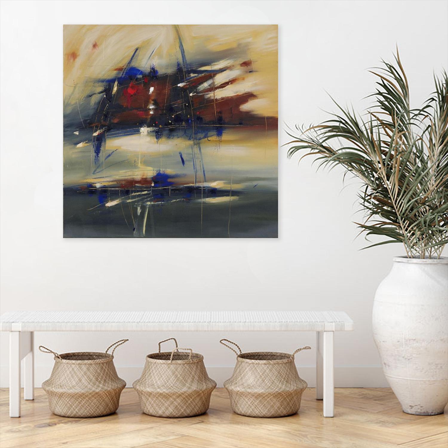 I Carry Your Heart by Cynthia Ligeros on GIANT ART - red abstract