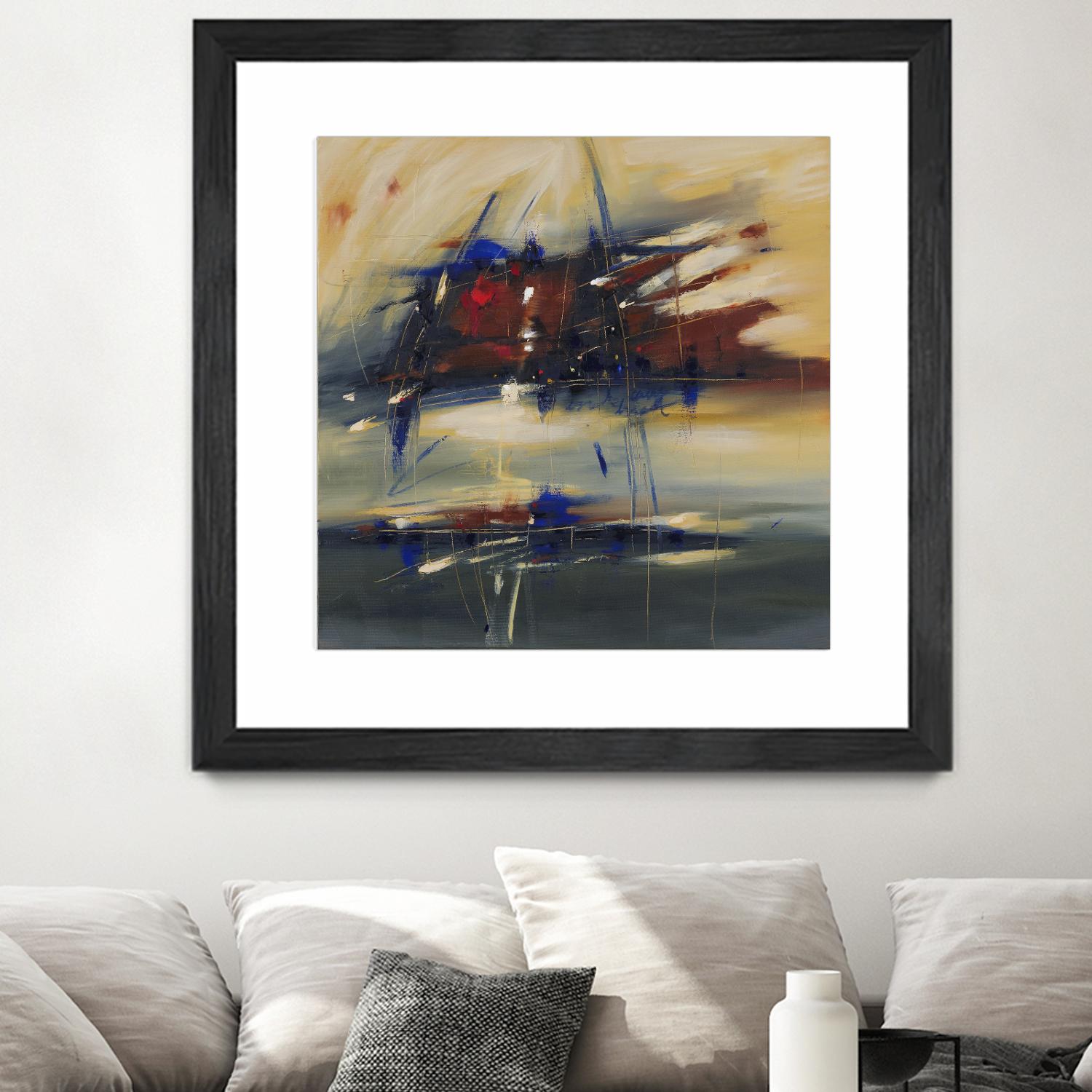 I Carry Your Heart by Cynthia Ligeros on GIANT ART - red abstract