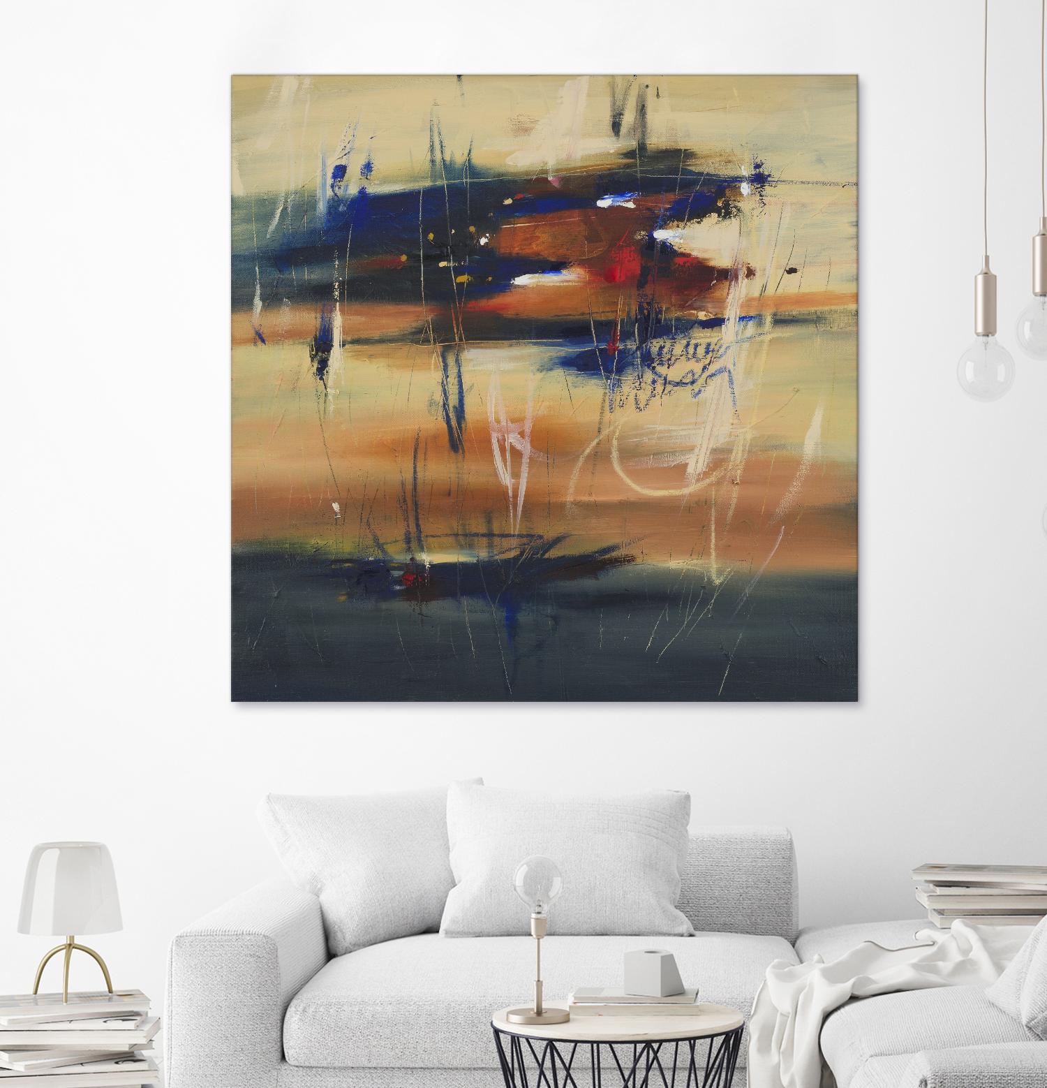 October Dream by Cynthia Ligeros on GIANT ART - red abstract