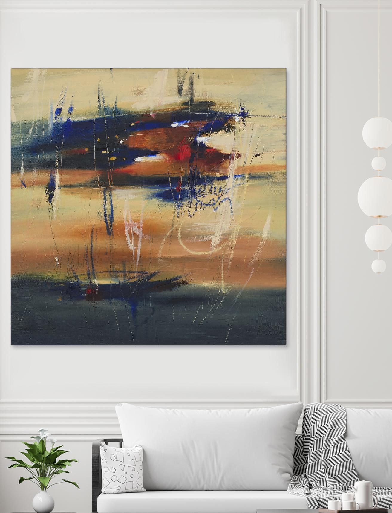 October Dream by Cynthia Ligeros on GIANT ART - red abstract