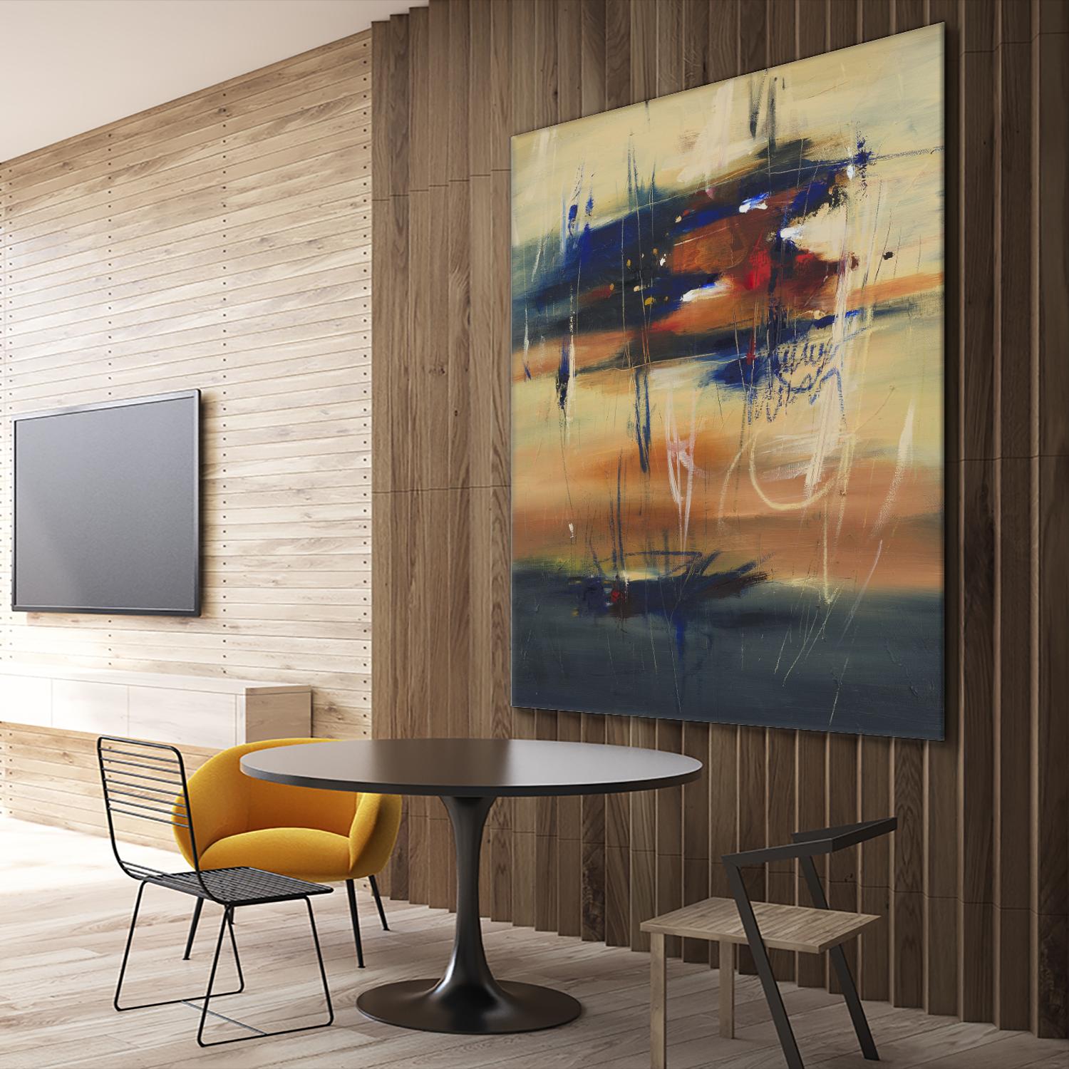 October Dream by Cynthia Ligeros on GIANT ART - red abstract