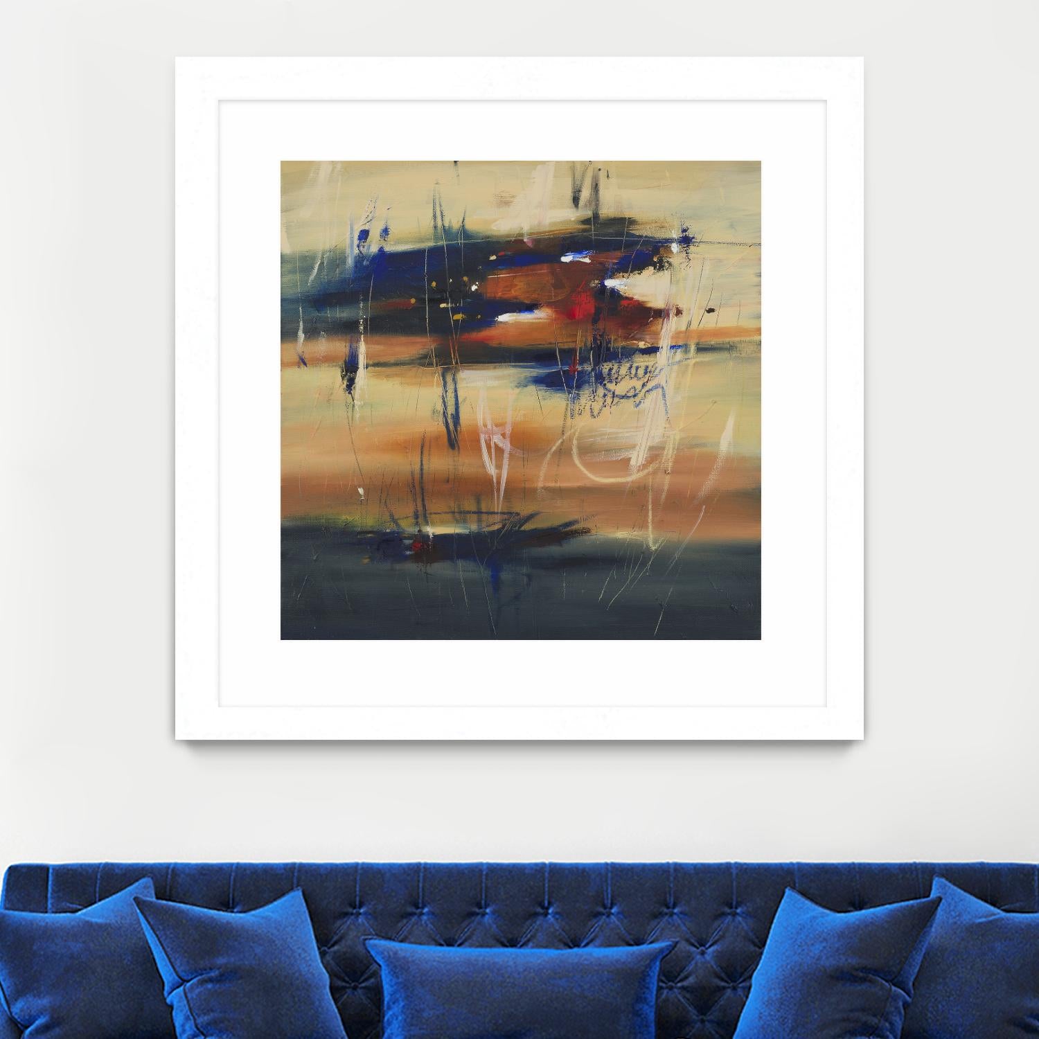 October Dream by Cynthia Ligeros on GIANT ART - red abstract