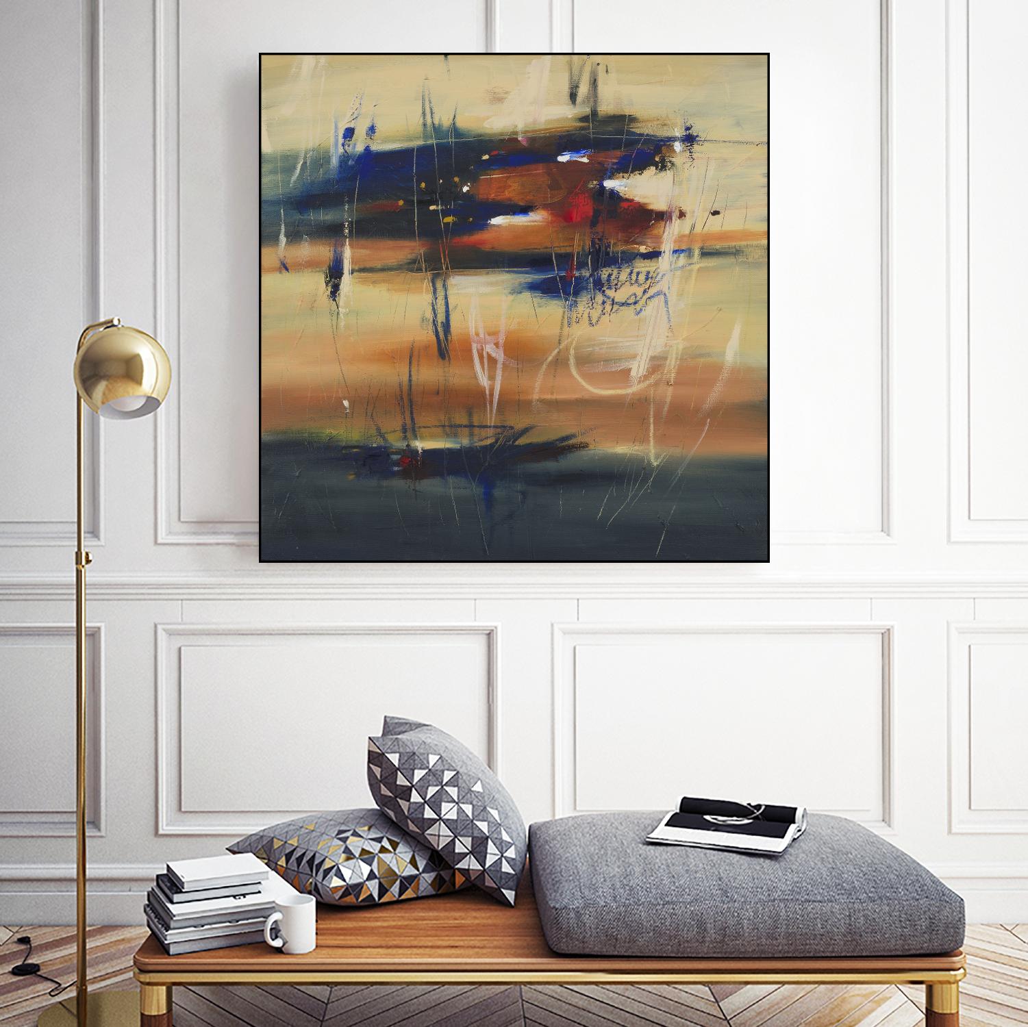 October Dream by Cynthia Ligeros on GIANT ART - red abstract