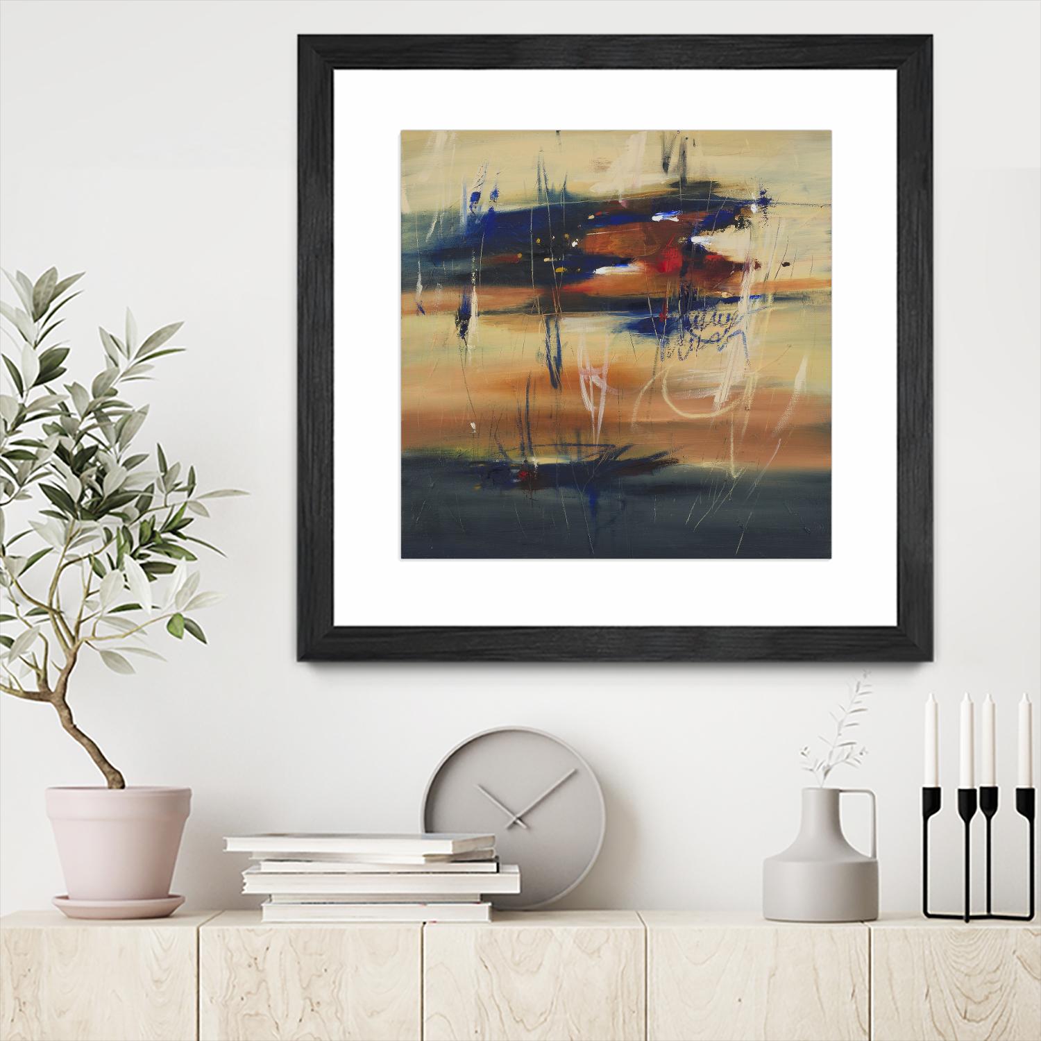 October Dream by Cynthia Ligeros on GIANT ART - red abstract