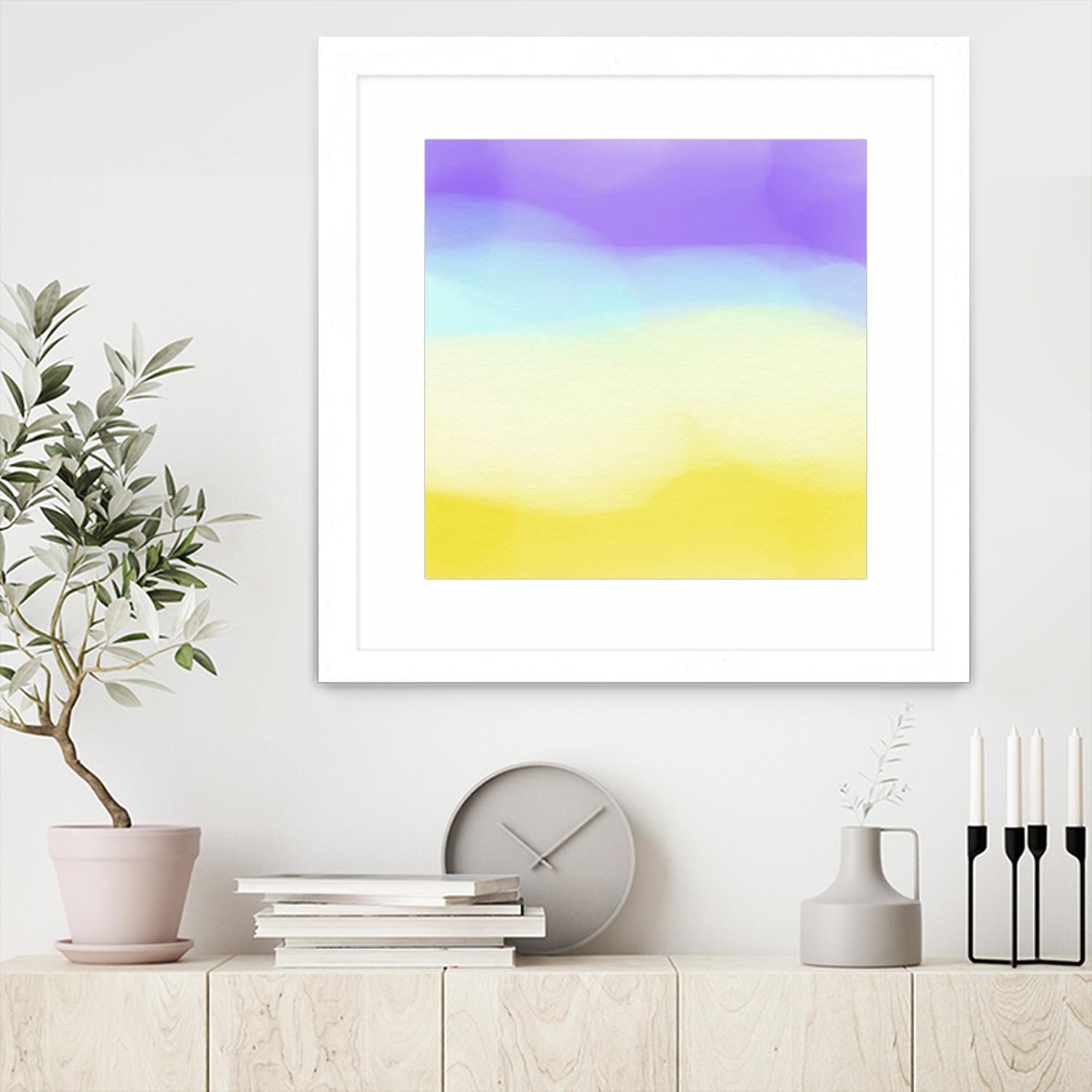 Glowing by Christina Essue on GIANT ART - purple abstract