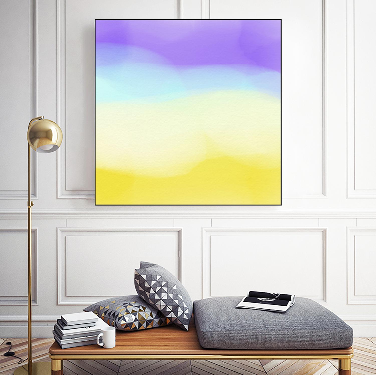 Glowing by Christina Essue on GIANT ART - purple abstract