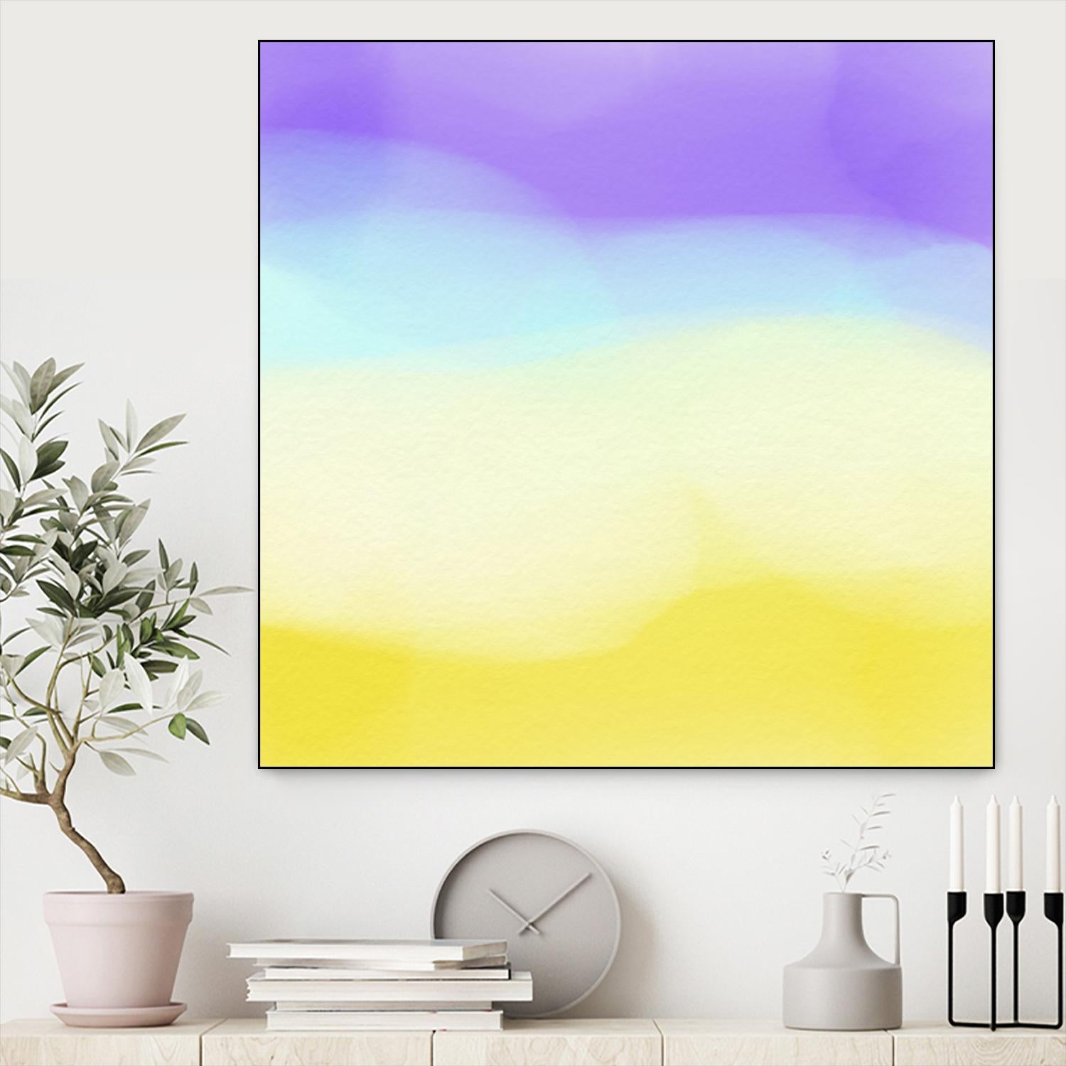 Glowing by Christina Essue on GIANT ART - purple abstract