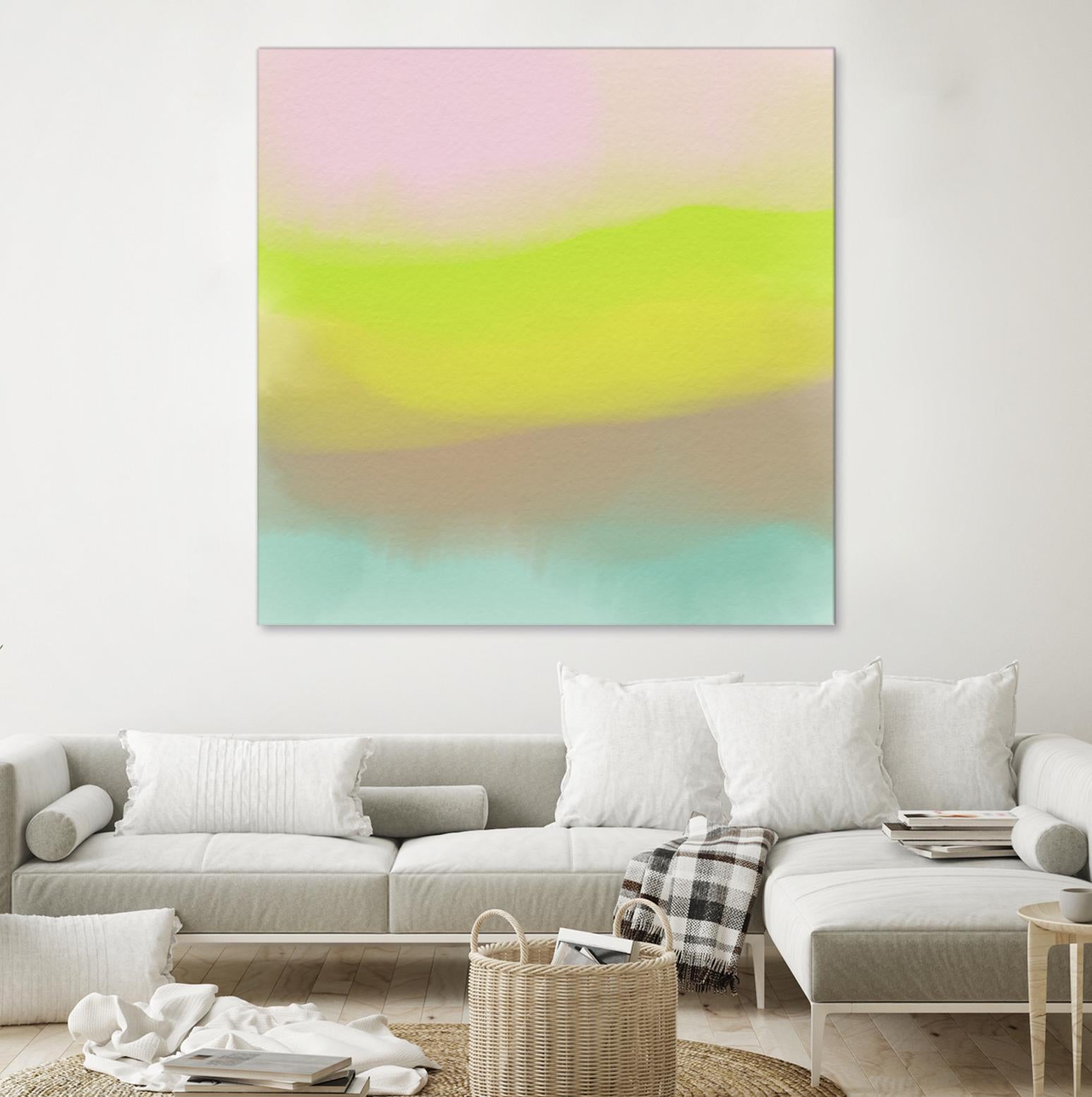 Echo by Christina Essue on GIANT ART - pink abstract