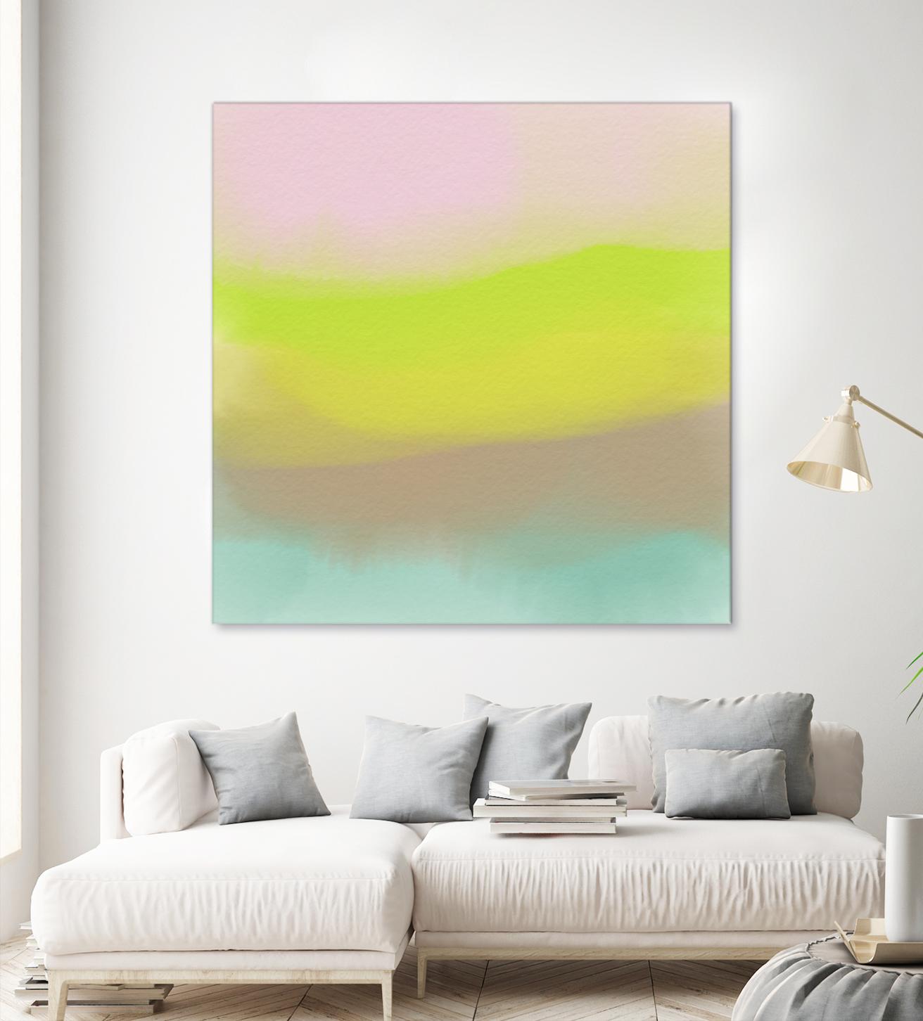 Echo by Christina Essue on GIANT ART - pink abstract