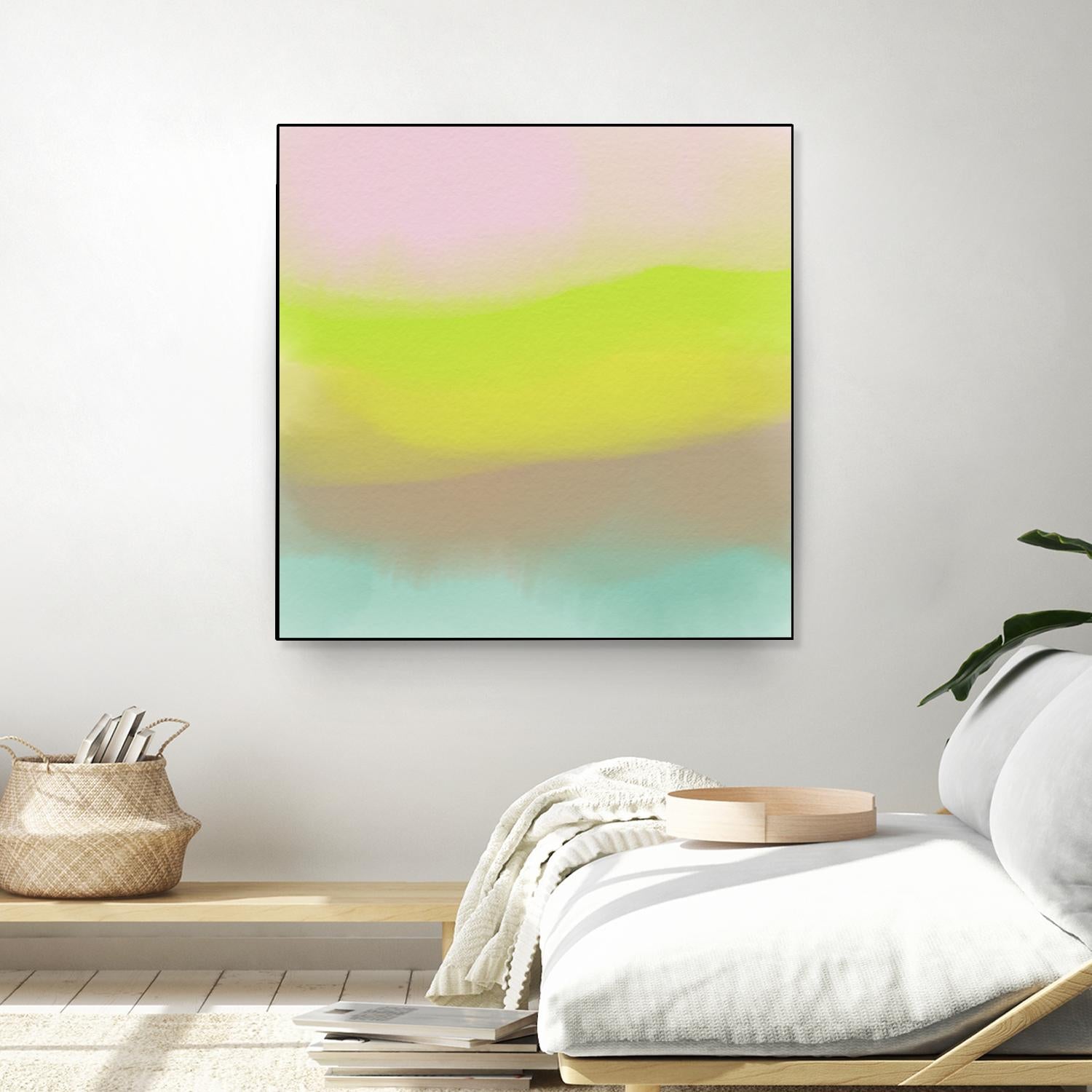 Echo by Christina Essue on GIANT ART - pink abstract