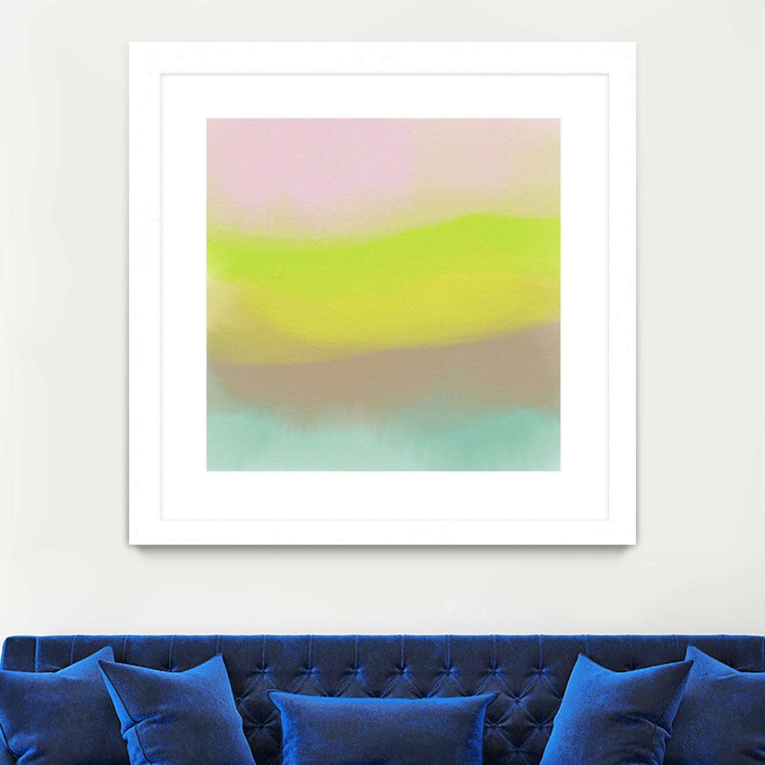 Echo by Christina Essue on GIANT ART - pink abstract