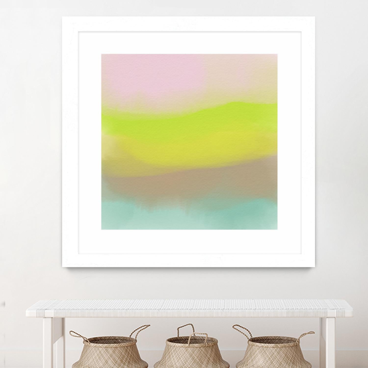 Echo by Christina Essue on GIANT ART - pink abstract