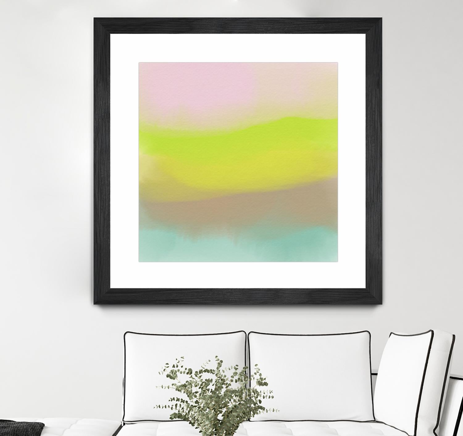 Echo by Christina Essue on GIANT ART - pink abstract