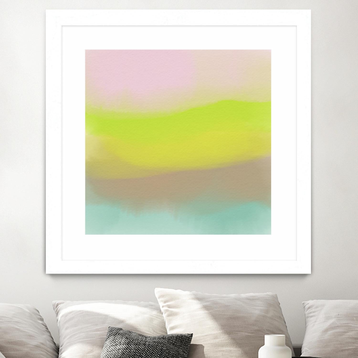 Echo by Christina Essue on GIANT ART - pink abstract