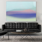 Waves by Christina Essue on GIANT ART - purple abstract