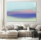 Waves by Christina Essue on GIANT ART - purple abstract