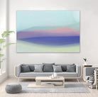 Waves by Christina Essue on GIANT ART - purple abstract