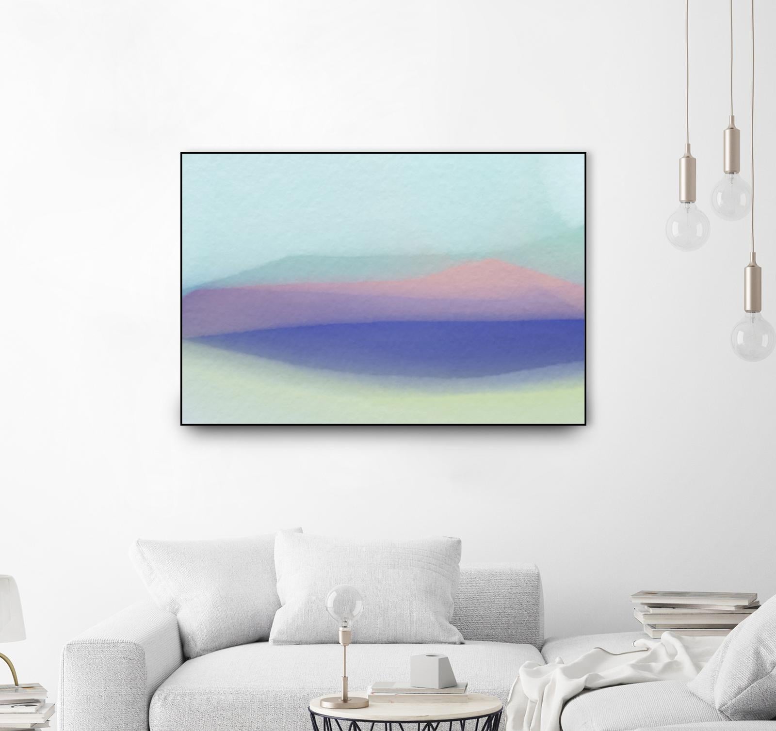 Waves by Christina Essue on GIANT ART - purple abstract