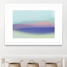 Waves by Christina Essue on GIANT ART - purple abstract
