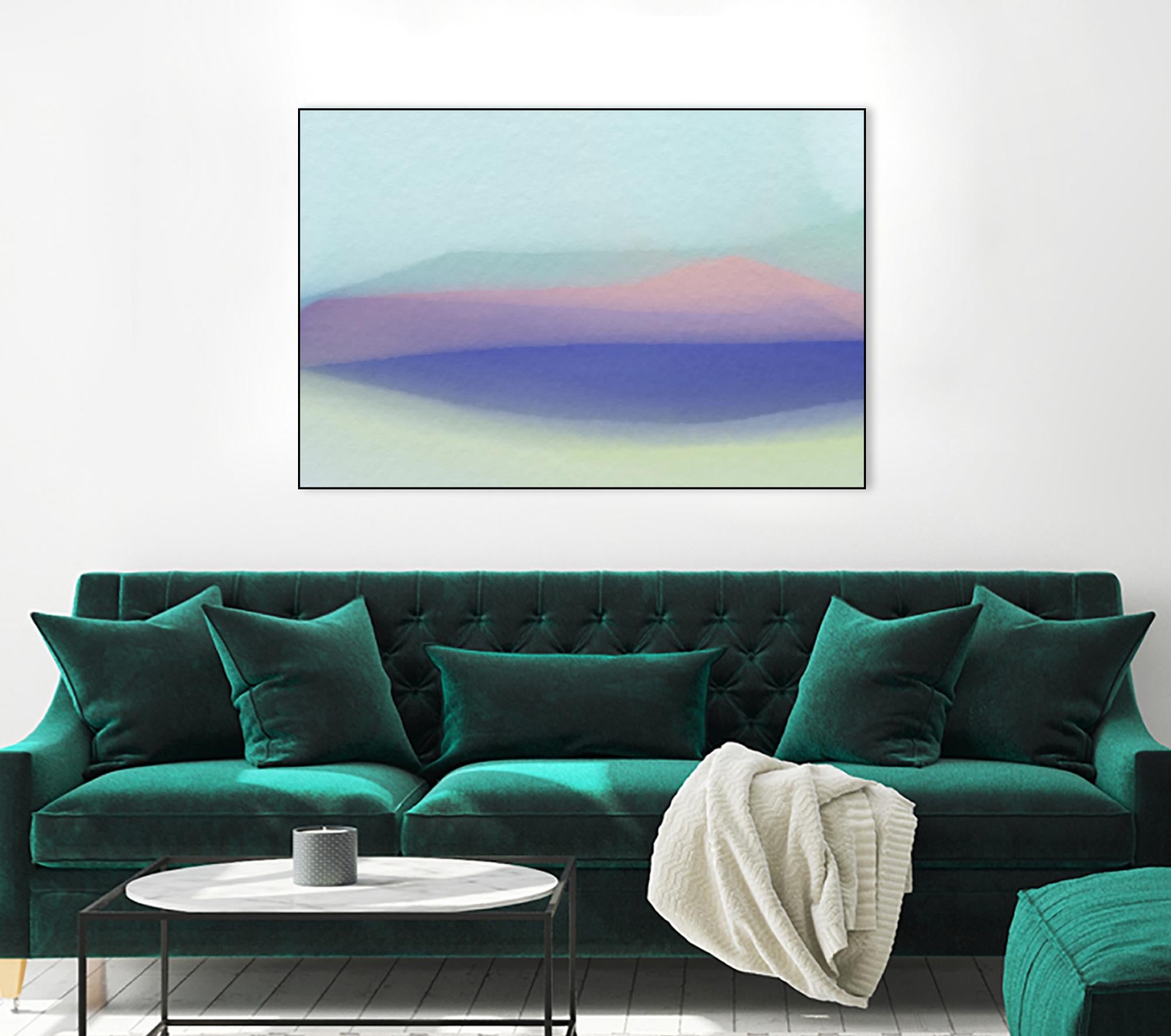 Waves by Christina Essue on GIANT ART - purple abstract