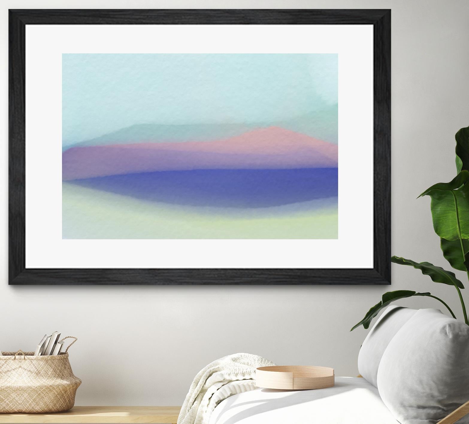 Waves by Christina Essue on GIANT ART - purple abstract