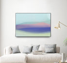 Waves by Christina Essue on GIANT ART - purple abstract