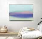 Waves by Christina Essue on GIANT ART - purple abstract
