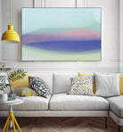 Waves by Christina Essue on GIANT ART - purple abstract
