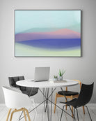 Waves by Christina Essue on GIANT ART - purple abstract