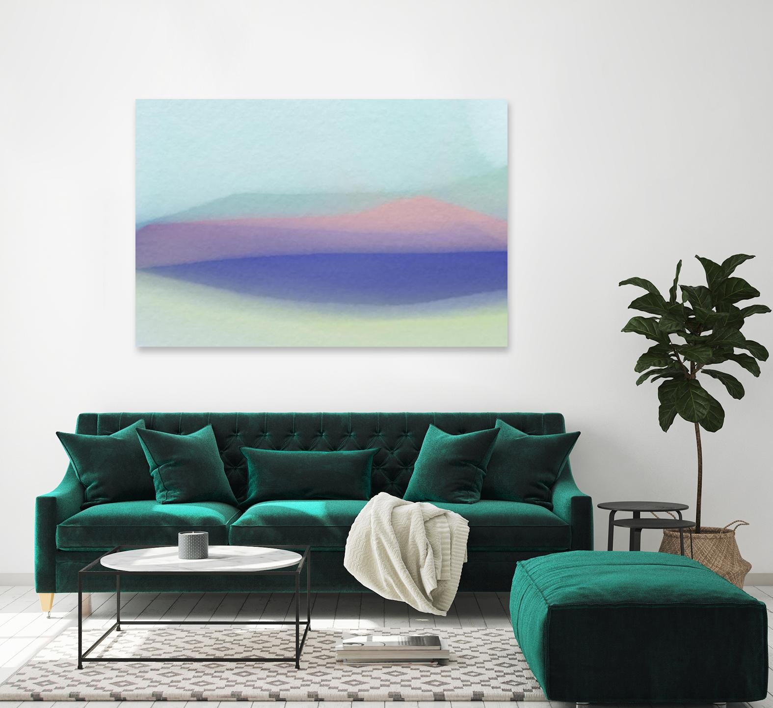 Waves by Christina Essue on GIANT ART - purple abstract