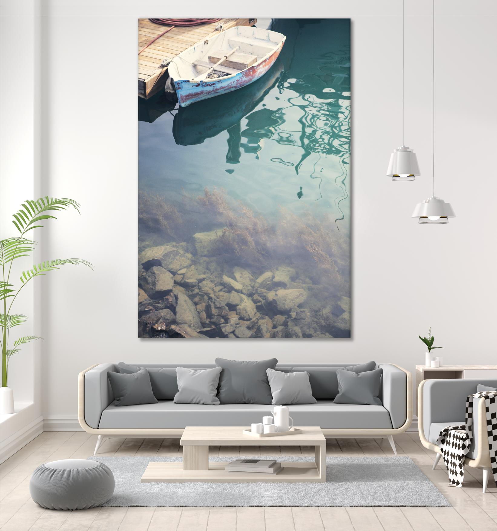 Finding Normal by Catherine McDonald on GIANT ART - brown sea scene