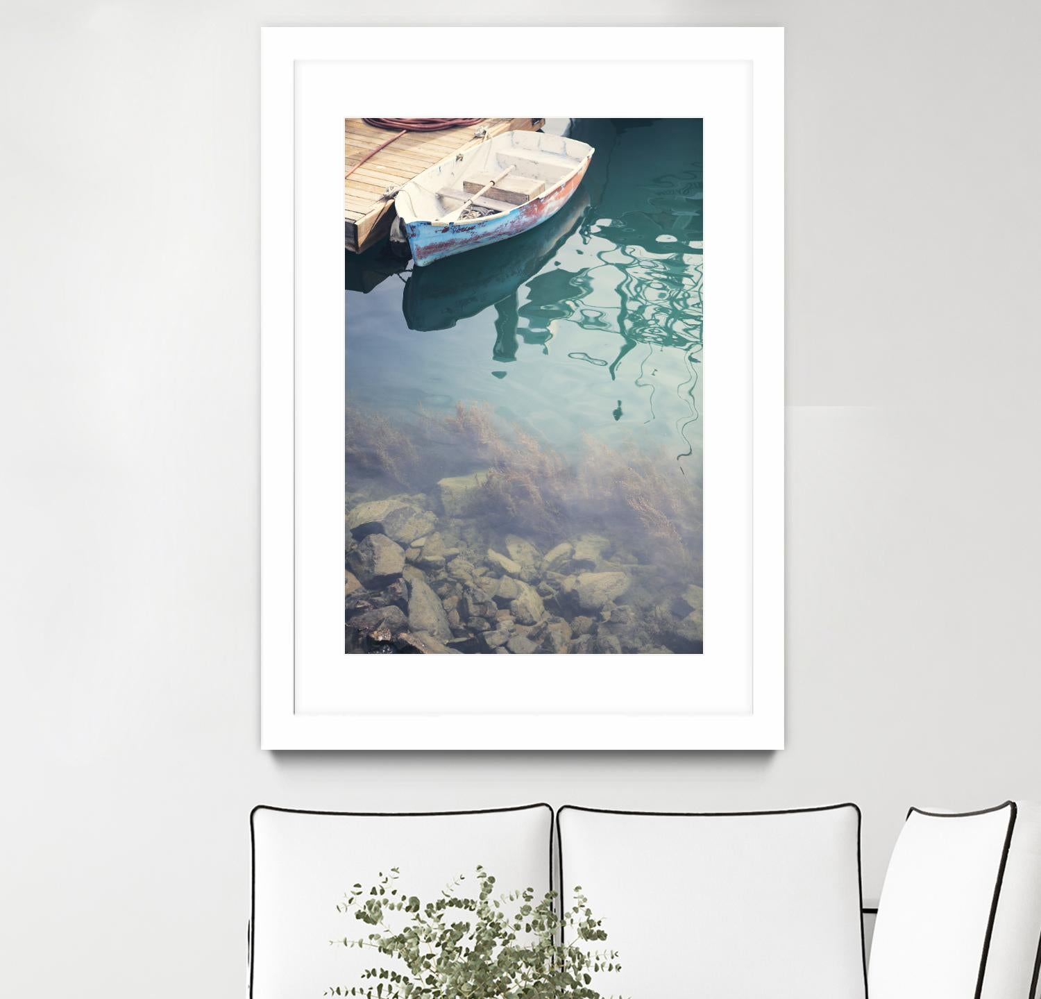 Finding Normal by Catherine McDonald on GIANT ART - brown sea scene