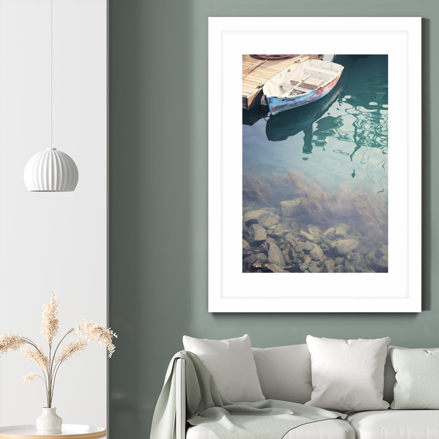 Finding Normal by Catherine McDonald on GIANT ART - brown sea scene