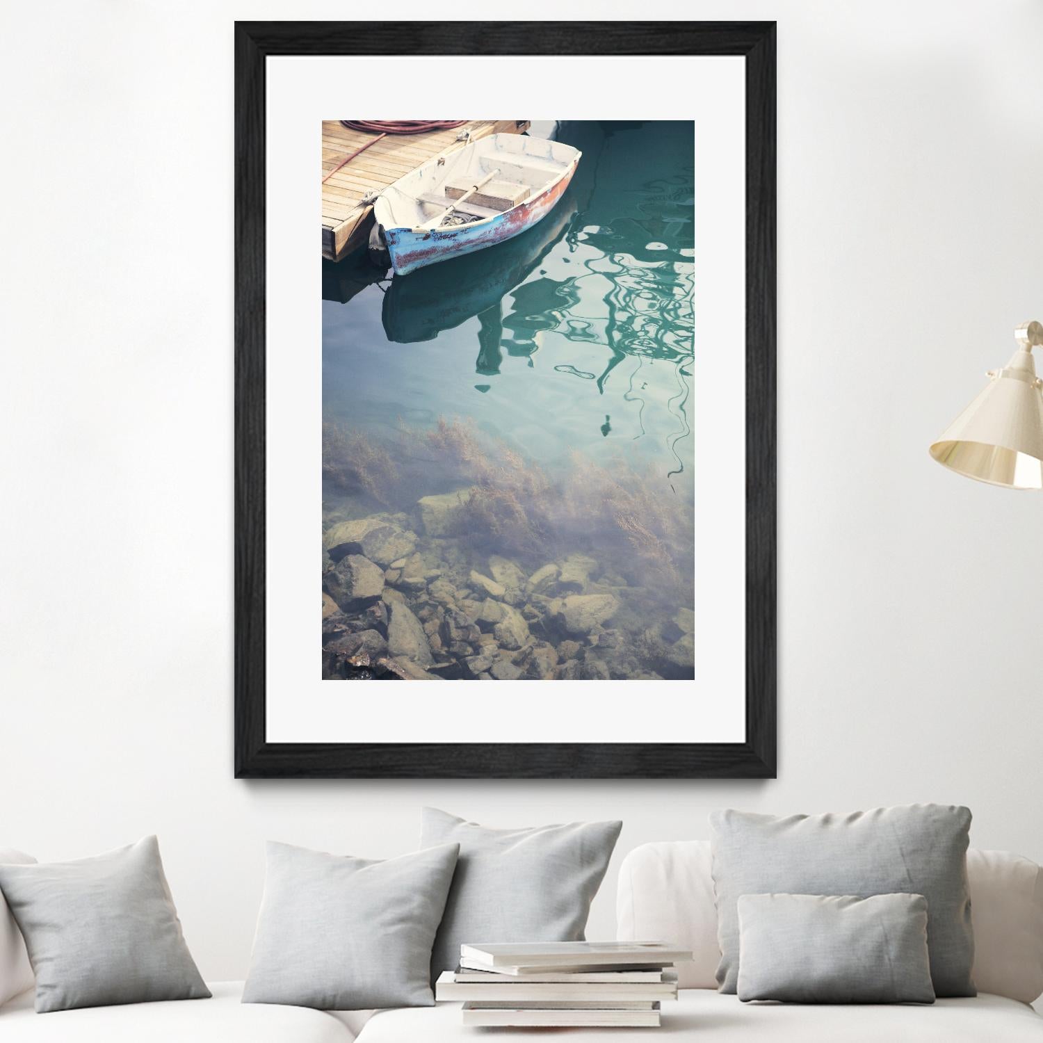 Finding Normal by Catherine McDonald on GIANT ART - brown sea scene