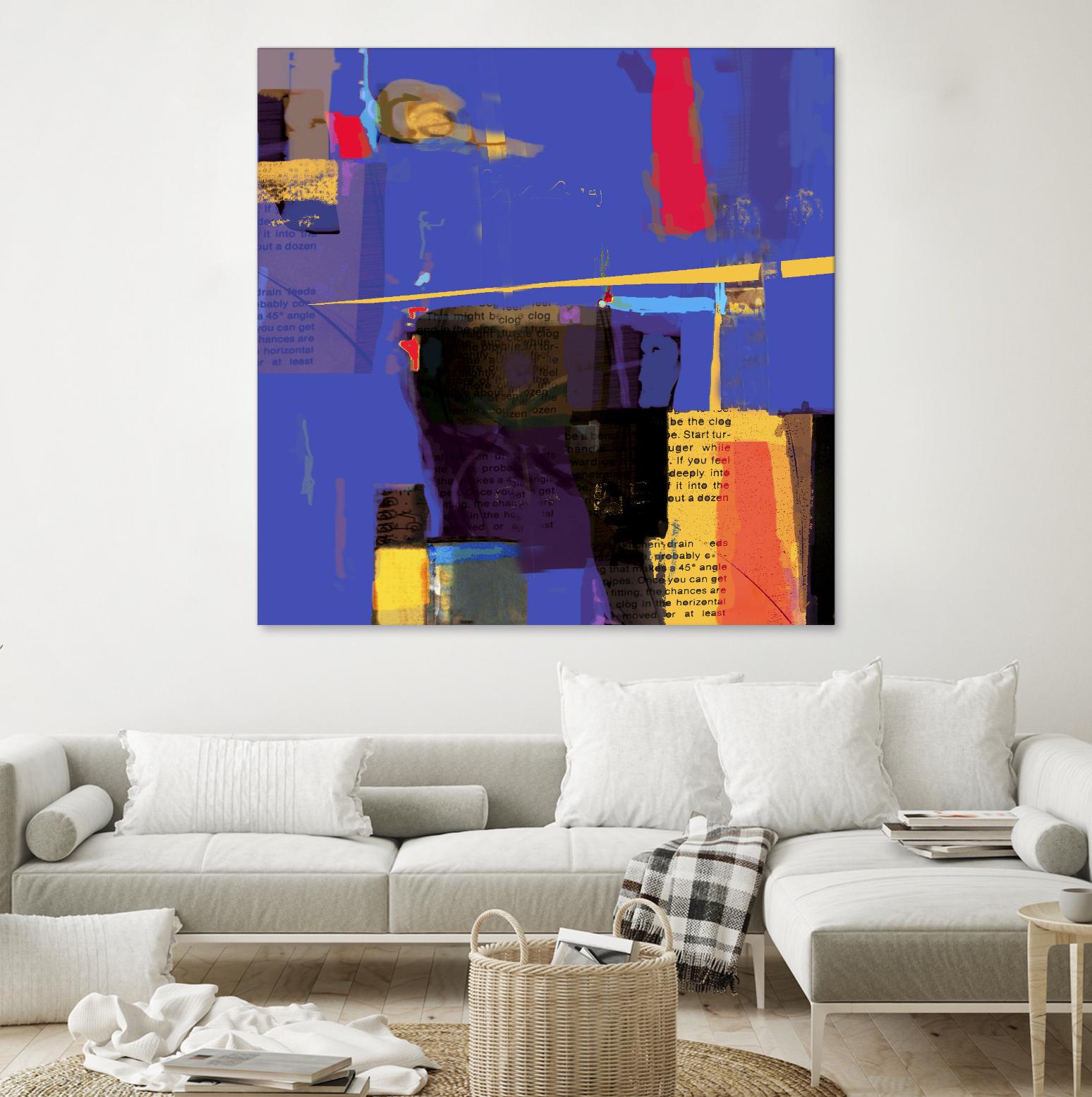Memories I by Daniel Tollas on GIANT ART - yellow abstract