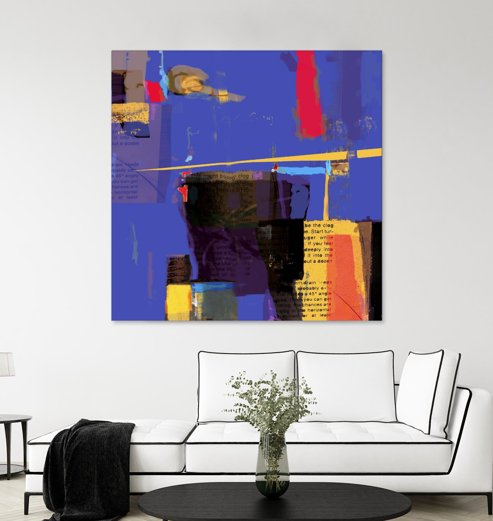 Memories I by Daniel Tollas on GIANT ART - yellow abstract