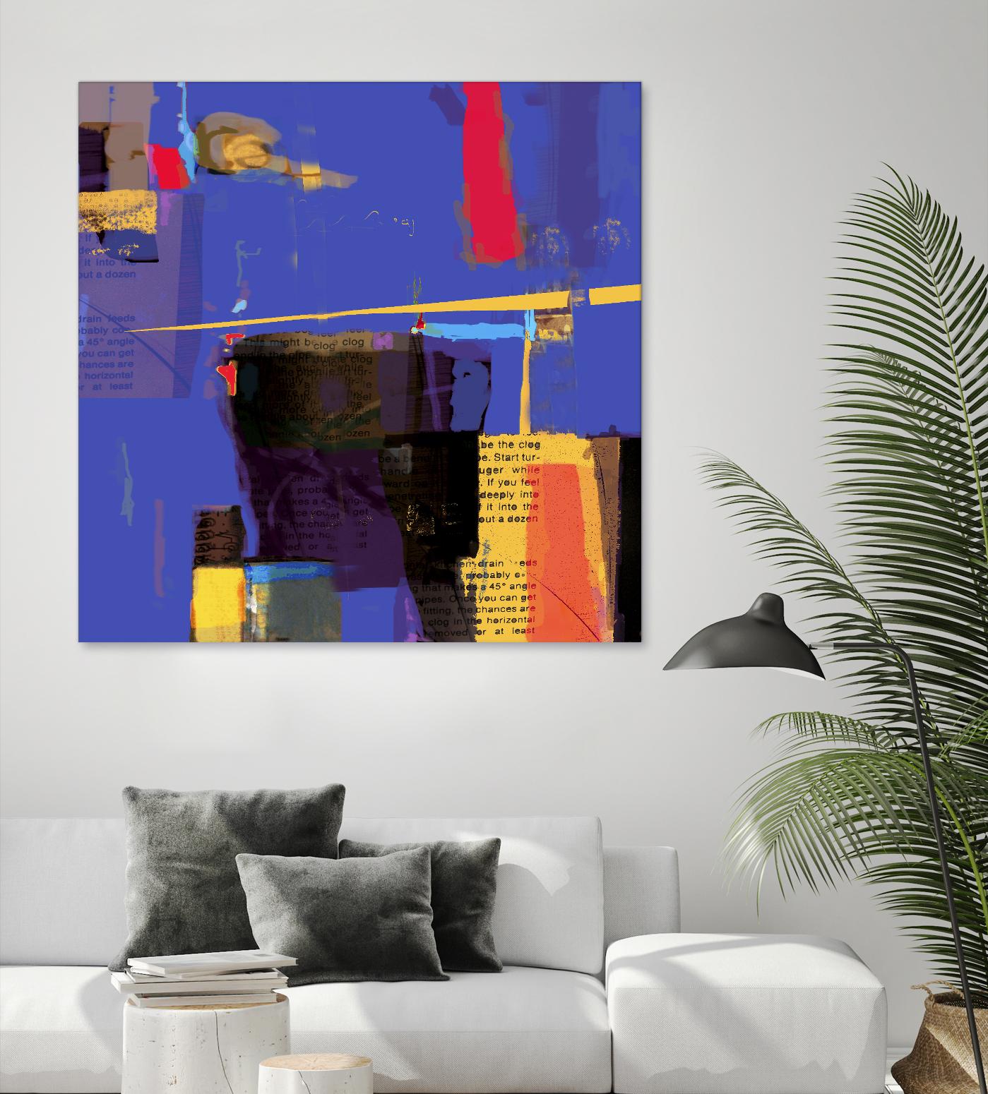 Memories I by Daniel Tollas on GIANT ART - yellow abstract